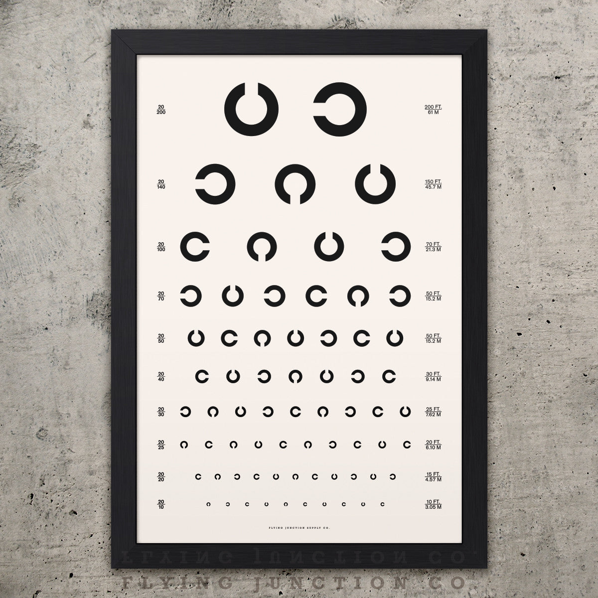 Snellen Eye Chart Posters  Eye test chart, Eye chart, Eye chart art