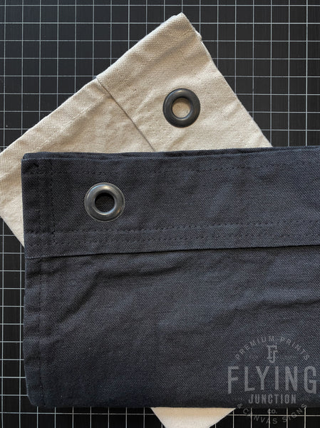 10oz duck cloth 100% cotton canvas hand cut & sew flag closeup