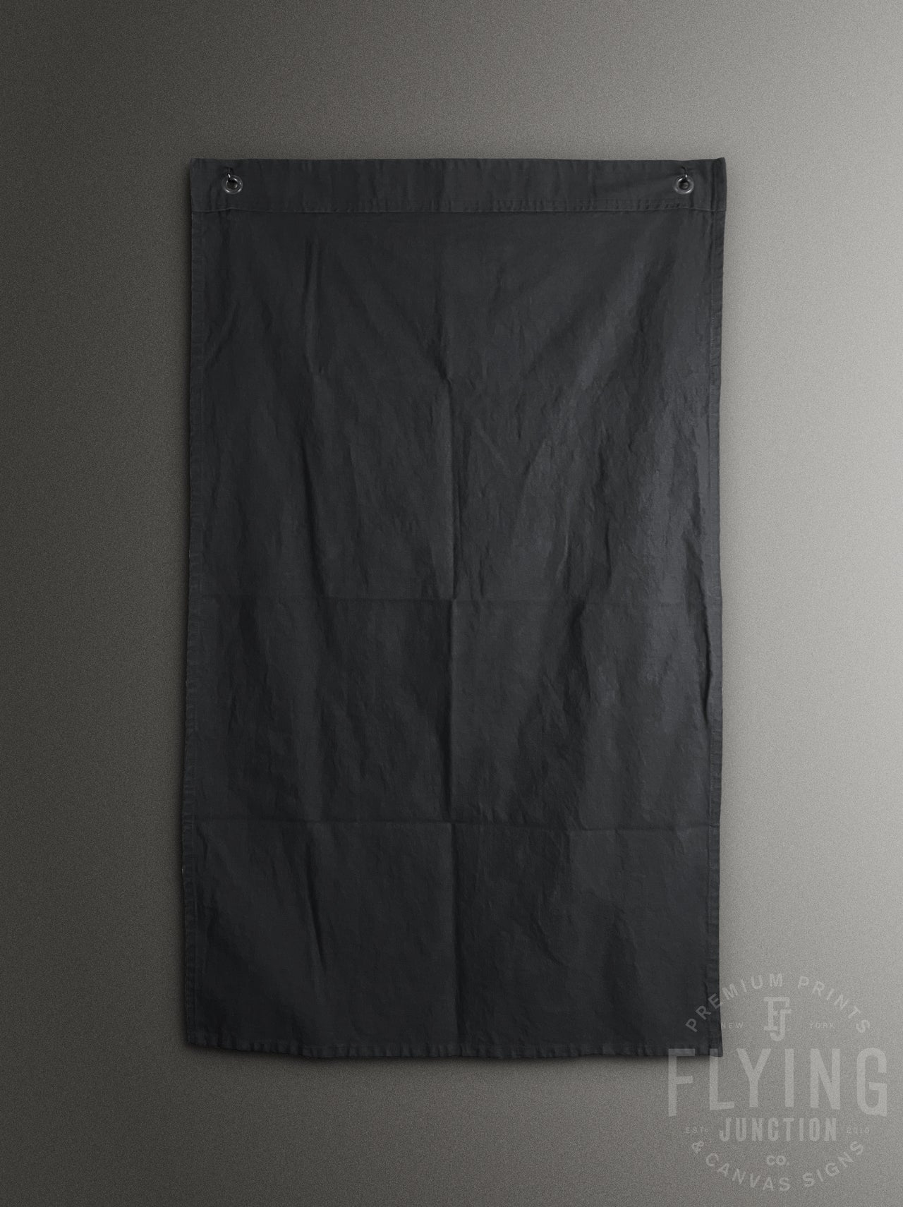 Premium Blank Cotton Canvas Flag (Black or Natural)