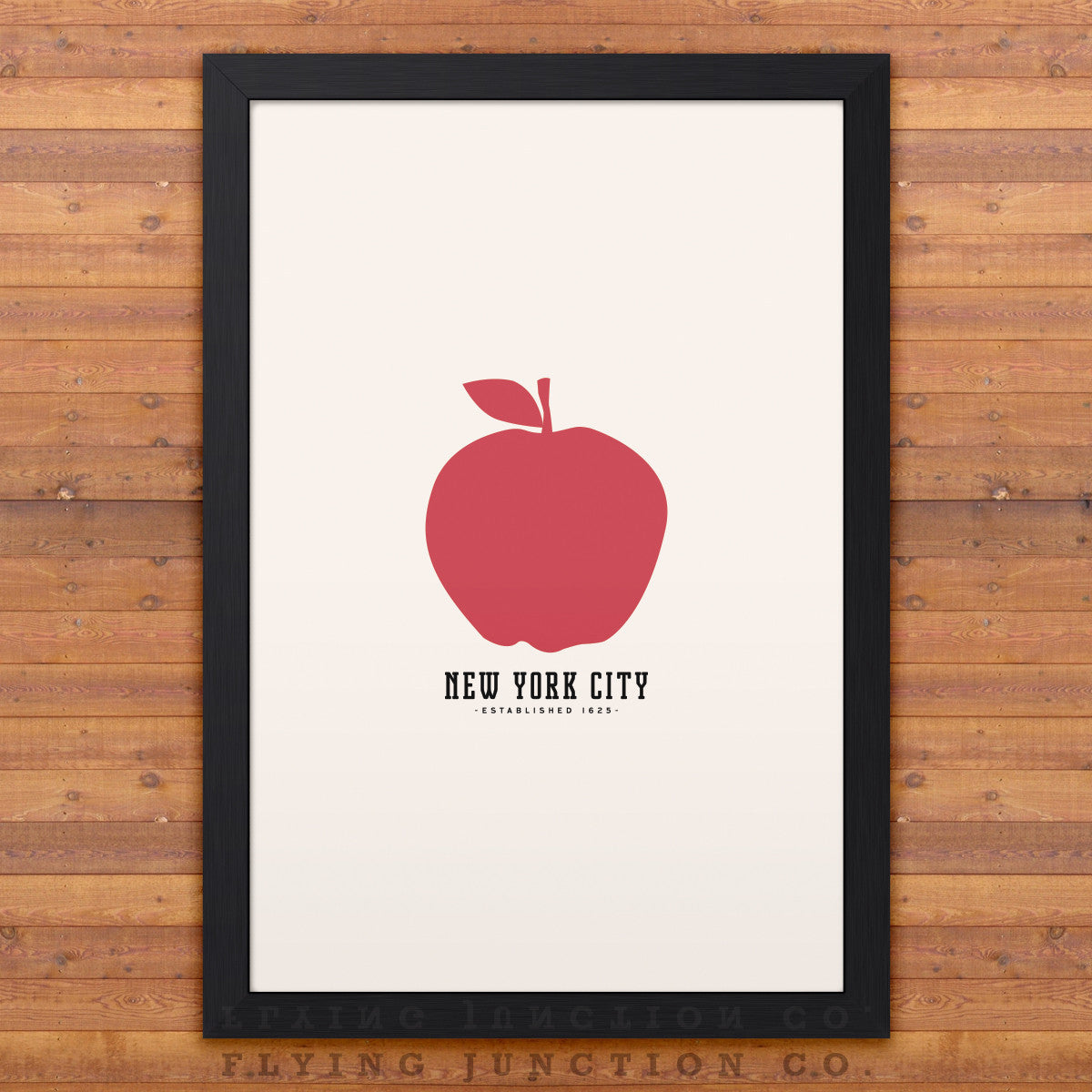 New York Minimalist City Poster - Ivory