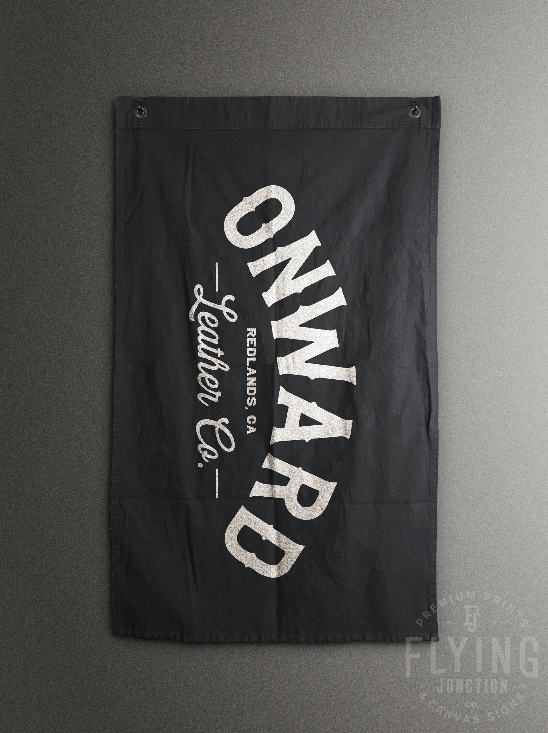 black duck cloth canvas flag banner hand made